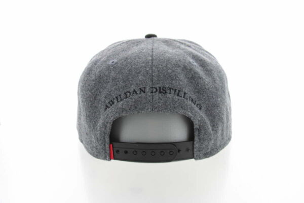 Flat Bill Wool Cap with Leather Patch - Image 2